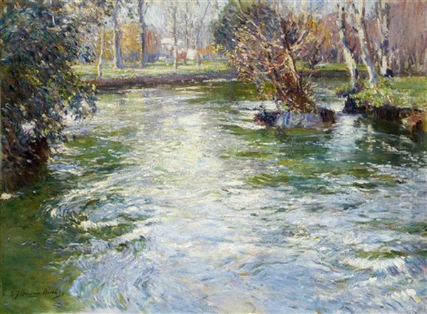 The River's Course - Near Montreuil, France - view 1