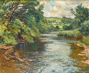 Where Bends Our Freshening River: The Exe Near Tiverton Where Bends Our Freshening River: The Exe Near Tiverton