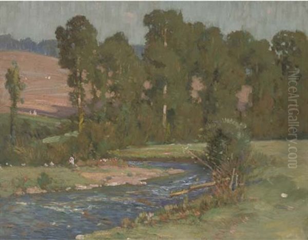River In A Landscape - view 1