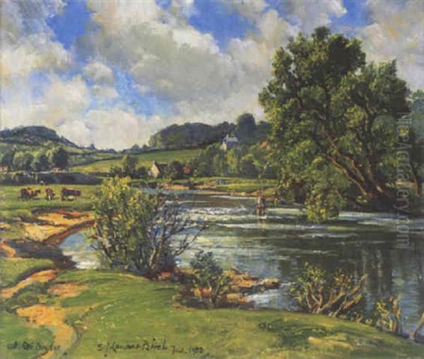 Fly Fishing On The Exe - view 1