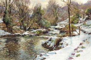 My Garden, February by Samuel John Lamorna Birch