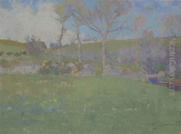 A Stream In A Summer Landscape - view 1