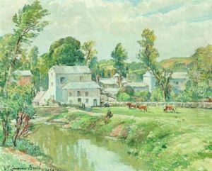 Fishing By Old Mill, Carharrach, Hayle