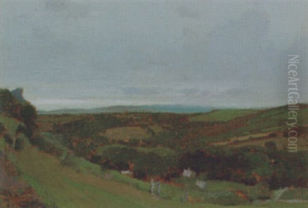 The Green Valley, Evening - view 1
