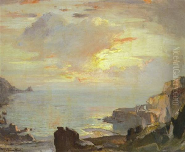 Sunset From The Cliffs - view 1