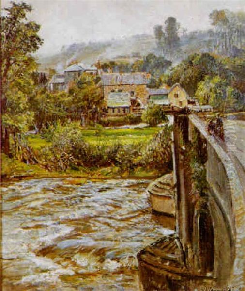 River In Devonshire After Rain - view 1