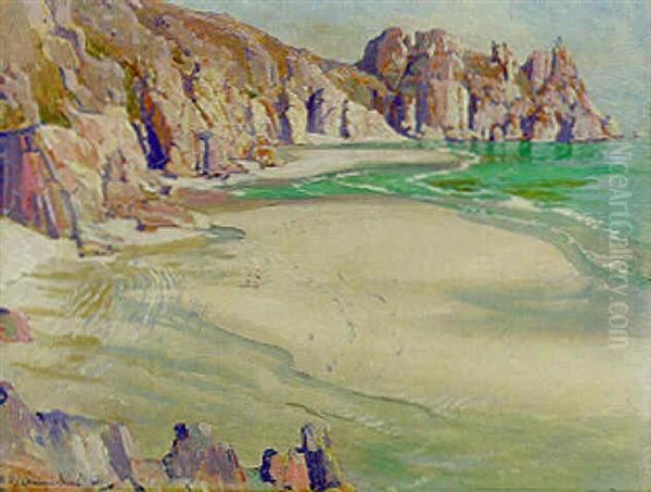 Pedn-e-vounder And The Logan Rock - view 1