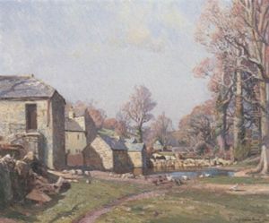 Clapper Mill, Lamorna Cove by Samuel John Lamorna Birch