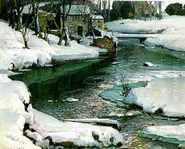 Trout Stream, Lamorna, Cornwall: Winter - view 1