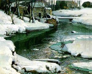 Trout Stream, Lamorna, Cornwall: Winter Trout Stream, Lamorna, Cornwall: Winter