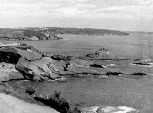 View From Cudden Point Of Prah Sand, Mounts Bay, Cornwall by Samuel John Lamorna Birch