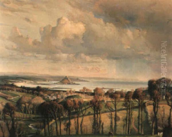 Panoramic View Of St. Michels Mount, Cornwall - view 1