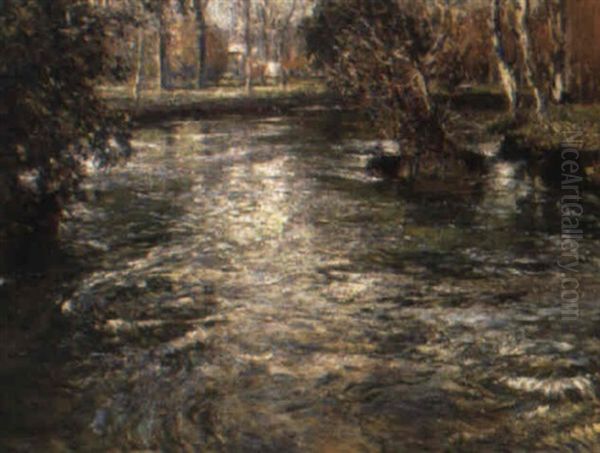 The River Canche, Near Montreuil, France - view 1