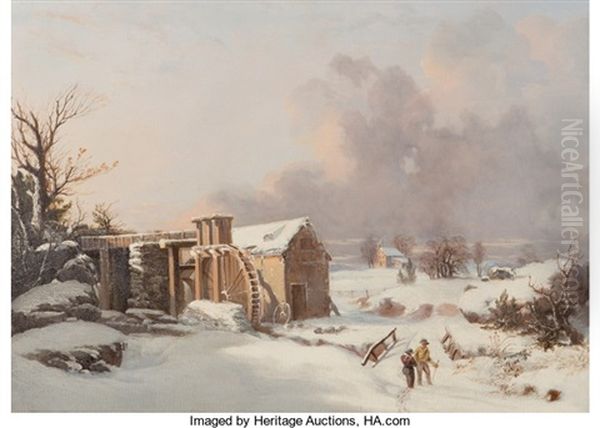 The Mill In The Winter - view 1
