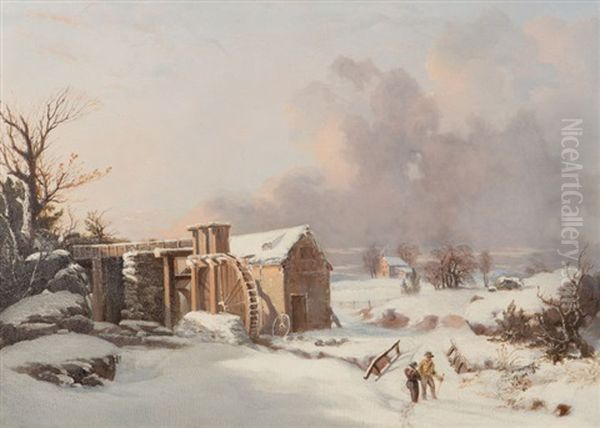 The Mill In Winter - view 1