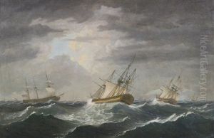 Ships In Choppy Seas