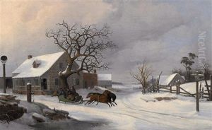Winter Landscape by Thomas Birch