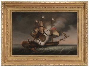 Engagement Between The Uss Constitution And The Guerriere