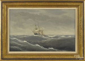 Seascape With A Clipper Ship