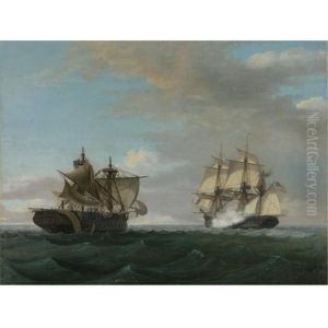 Uss "united States" Vs. Hms "macedonian" by Thomas Birch