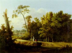 By The Riverside by Thomas Birch