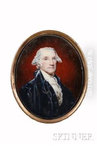 Portrait Of George Washington (after Gilbert Stuart) by William Russell Birch