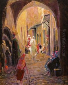 Ruelle Dans La Casbah by Alphonse Birck