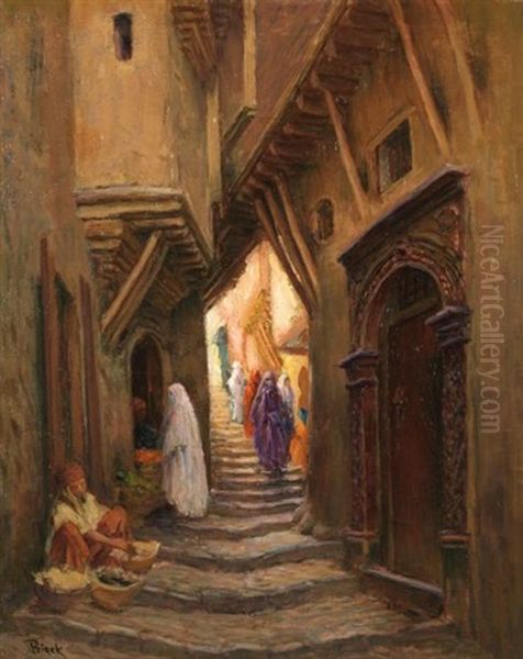 Promeneurs Dans La Casbah D"alger - view 1