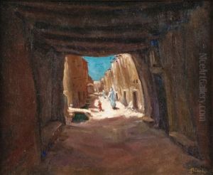 Promeneurs Dans La Kasbah