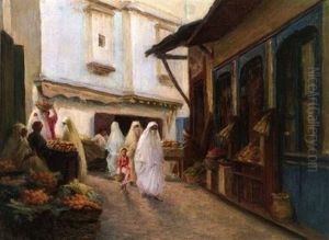 Marche Dans La Casbah D'alger