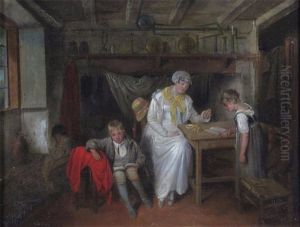 The Village Instructress (a Pair) by Edward Bird