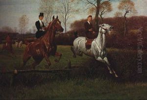 Over The Jump by John Alexander Harington Bird
