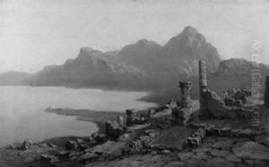 Kustenlandschaft Mit Antiken Ruinen thumbnail