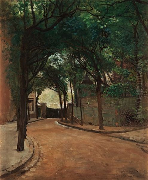 Avenue Frochot, Paris (street Scene From Montmartre) - view 1