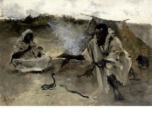 Ormtjusare (snake Charmers) by Hugo Birger