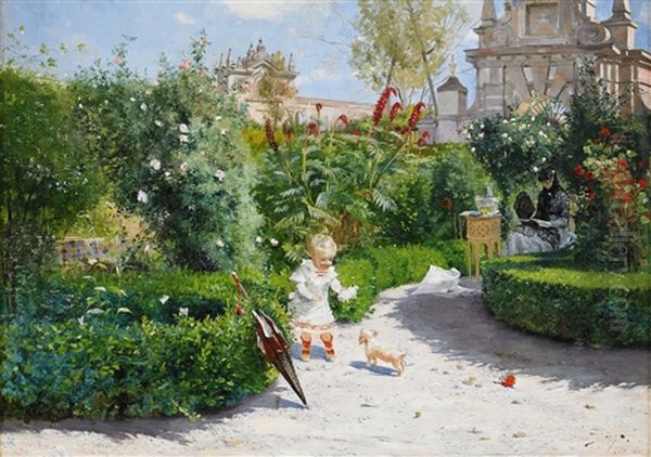 Tradgarden Invid Alcazar, Sevilla - view 1