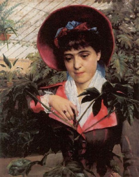 Kunstnerens Hustru Mathilde Gadea I Vinterhaven - view 1