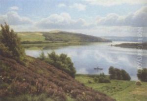 Landscape, A Lake by Axel Birkhammer
