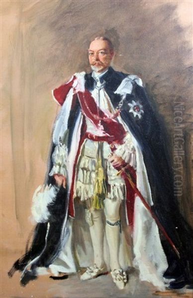 Preparatory Sketches For A Portrait Of George V (2 Works) - view 1