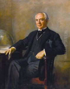 Portrait Of Lord Essendon by Oswald Hornby J. Birley