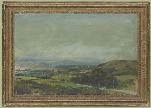 Dublin Bay From The Hills Above Rathfarnham, Co. Dublin - view 1