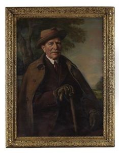 Portrait Of Colonel Frederick Gordon Blair by Oswald Hornby J. Birley