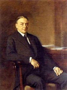 Portrait Of The Hon. Sir William H. Goschen, Kbe, Seated by Oswald Hornby J. Birley