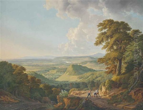 View Of Basel And The Rhine Valley From The Quarry In Muttenz - view 1
