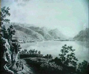 Vue De Vevey En Venant De Lausanne