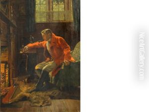 Smoking By The Hearth by William Verplanck Birney