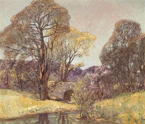 Spring Cottonwoods And Willows (no. 452)