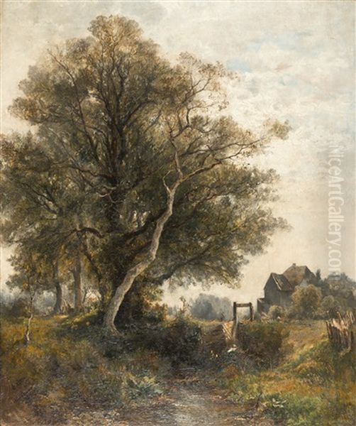 Bayerische Landschaft Mit Bauernhaus Und Staffage - view 1
