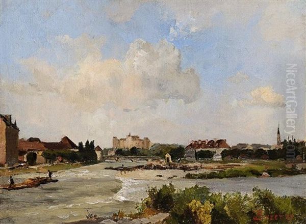 Floslande An Der Isar Bei Munchen - view 1