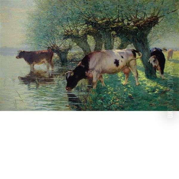 Evening At The Pond - view 1